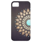 Elegant Gold Lotus Flower Wood Stylish Floral