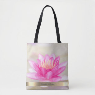 Elegant Gold,Lotus, Yoga Tote Bag