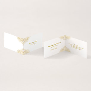 Elegant Gold Mandala Business Card