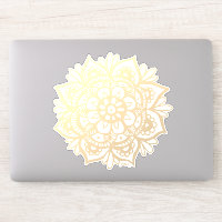 Elegant Gold Mandala Flower