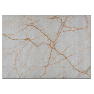 Elegant Gold Marble Cutting Board