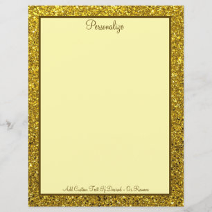 Elegant Gold Metallic Professional Personalise
