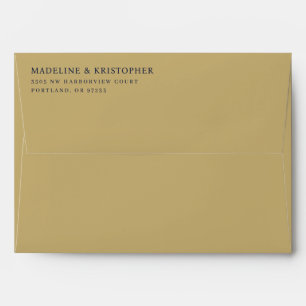 Elegant Gold Minimalist Envelope