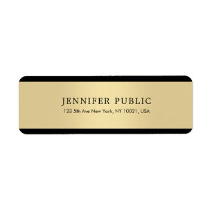 Elegant Gold Minimalist Plain Professional Modern