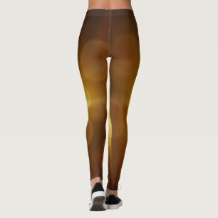 Elegant Gold Modern Simple For her Leggings