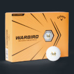 Elegant Gold Monogram 12 Pack Callaway Warbird Golf Balls<br><div class="desc">Elegant Gold Colour Monogram Modern Trendy Template Outdoor Sports Golf Equipment 12 Pack Callaway Warbird Golf Balls.</div>
