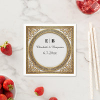 Elegant Gold Moroccan Frame Luxury Arabic Style