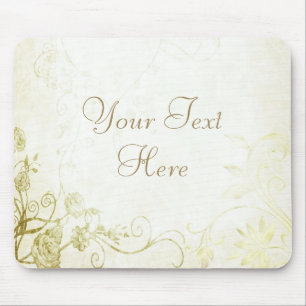 Elegant Gold Mouse Mat