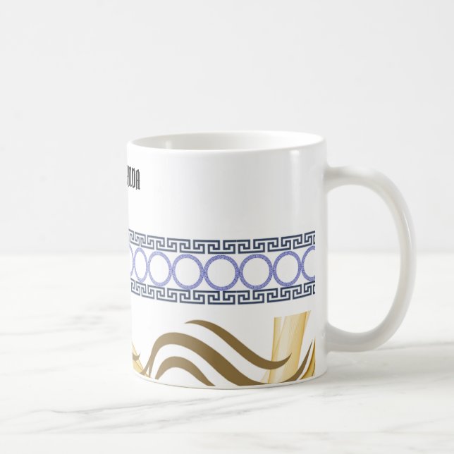Elegant Gold Mug– TA KANA Coffee Mug (Right)