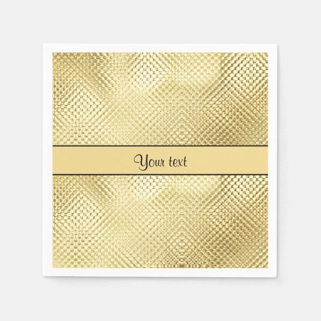 Elegant Gold Napkin (Front)