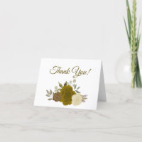 Elegant Gold Ochre and Yellow Roses Wedding Photo