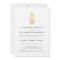 Elegant Gold Pineapple Wedding Invitation