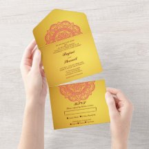 Elegant Gold Pink Wedding (no Env needed)  All In 