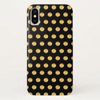 Elegant gold polka dots
