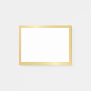 Elegant Gold Post-it Notes