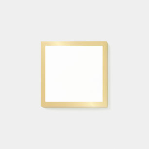 Elegant Gold Post-it Notes