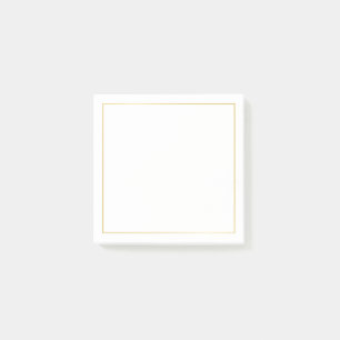 Elegant Gold Post-it Notes