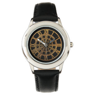 Elegant Gold Roman Numerals Watch