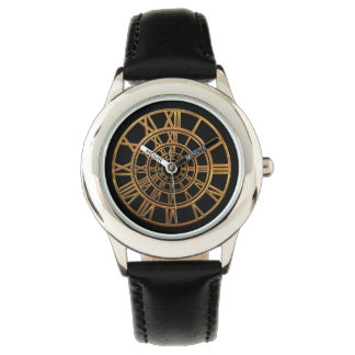 Elegant Gold Roman Numerals Watch