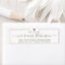 Elegant Gold Script Chic Wedding Return Address