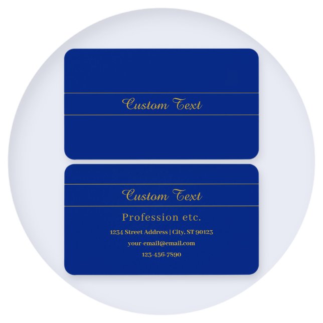 Elegant Gold Script on Navy Blue Background (Creator Uploaded)