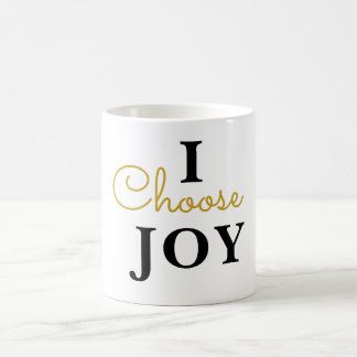 Elegant Gold Script Typography Coffee Mug