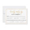 Elegant Gold Script Wedding/Reception RSVP