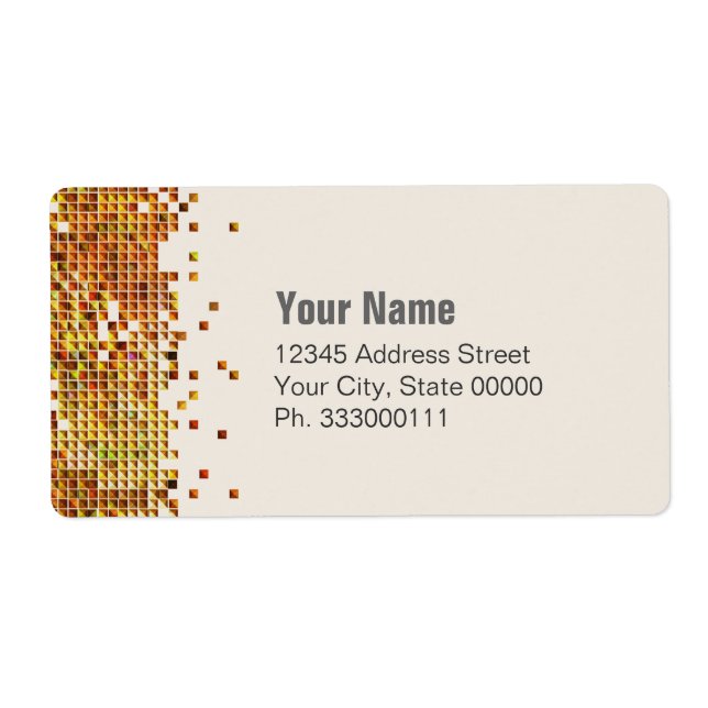 Elegant Gold Sequin (Front)
