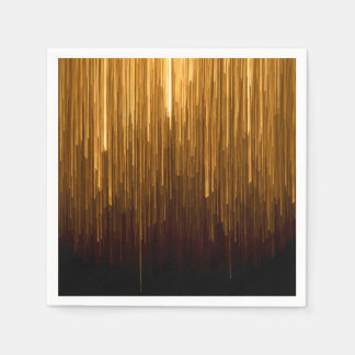 Elegant Gold Starburst Paper Napkin