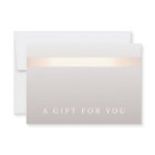 Elegant Gold Stripe Gift Certificate