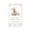 Elegant Gold Swirl Funeral Prayer Card | Edit Colo