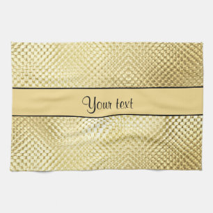 Elegant Gold Tea Towel