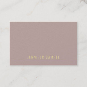 Elegant Gold Text Modern Template Professional Business Card