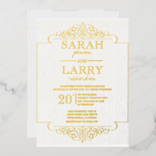 Elegant Gold Traditional Wedding