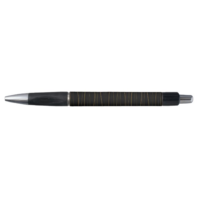 Elegant Gold Wavy Lines Pattern (Front)
