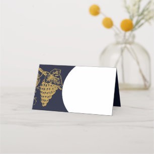 Elegant Gold Wine Tasting Party Folded Cards