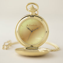 Elegant gold with personalized names