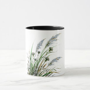"Elegant Golden Botanical Mug" Mug