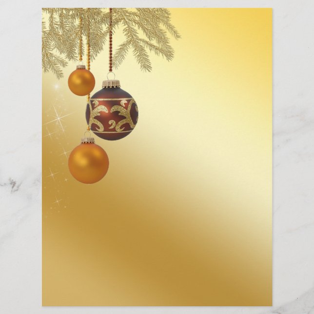 Elegant Golden Christmas (Front)