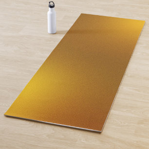 Elegant golden gradient colour yoga mat