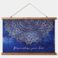 Elegant Golden Mandala Trippy Psychedelic Hippie