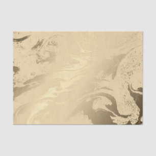 Elegant golden marble tissue paper