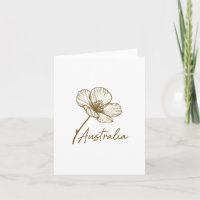 Elegant Golden Wattle Australia Day 2026 Greeting
