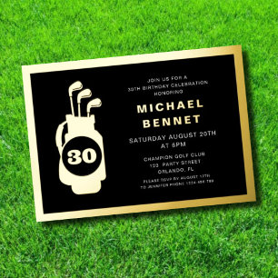Elegant Golf 30th Birthday