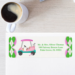 Elegant Golf Cart Ready For Baby Shower 