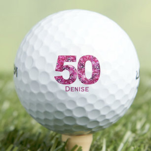 Elegant Golf Gift for Aunt – 50 and Fabulous Balls