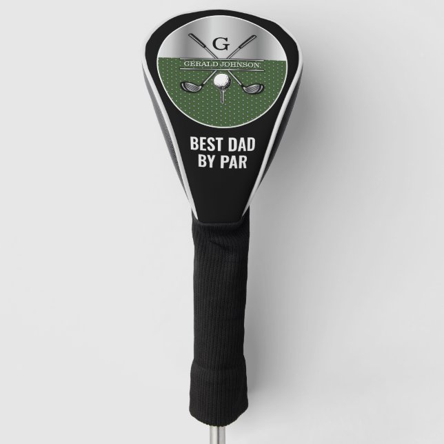 Elegant Golf Monogram Customised Design Head Cover (Front)
