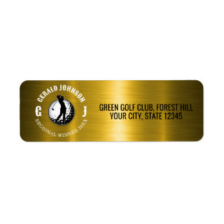Elegant Golf Monogram Design