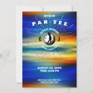 Elegant Golf Themed Design Invitation