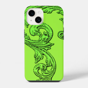 Elegant Goth Design in Green iPhone 6 Case